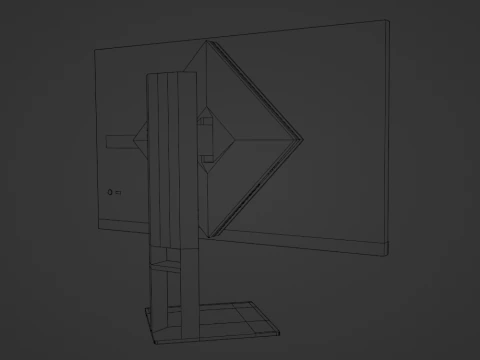 एचपी ओमेन 27आई गेमिंग मॉनिटर 3D मॉडल