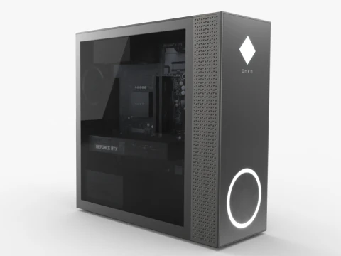 Omen 30L Gaming pc 3D Model