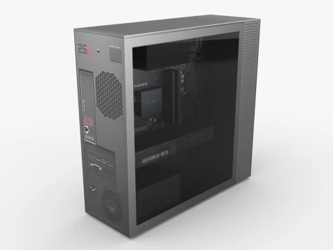 Omen 30L Gaming pc 3D Model