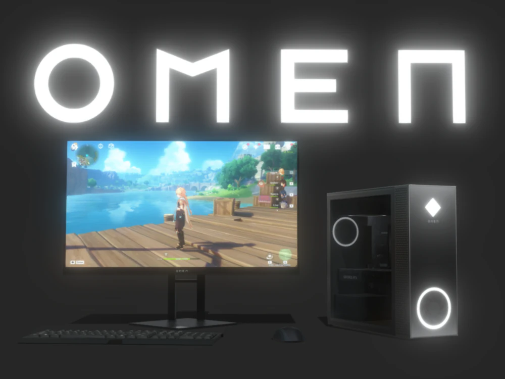 Omen Oyun paketi 3D Model .c4d .max .obj .3ds .fbx .stl .blend 