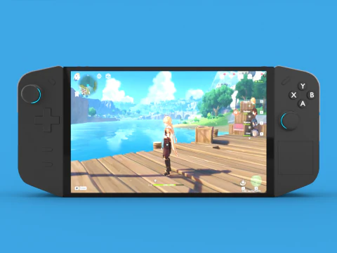 Handheld Gaming PC 3D Model