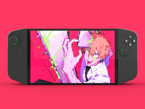 Handheld Gaming PC 3D Model