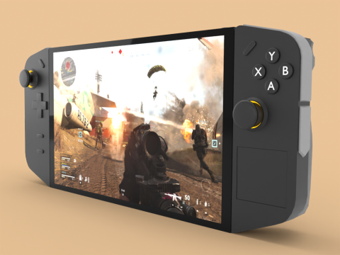 Handheld Gaming PC 3D 模型