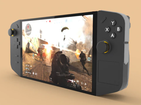 Handheld Gaming PC 3D Model