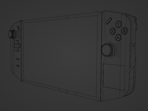 Handheld Gaming PC 3D 模型