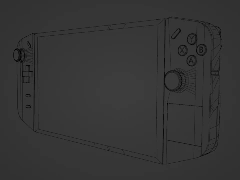 Handheld Gaming PC 3D Model