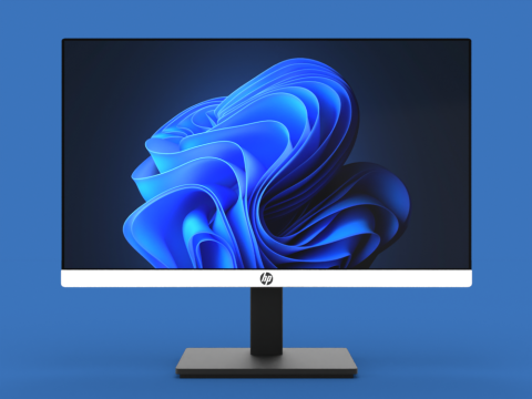 HP Computer Monitor 3D Модель