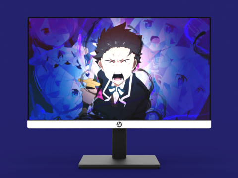 HP Computer Monitor 3D Model