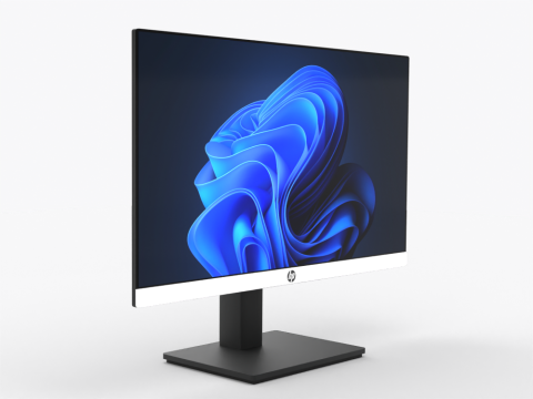 HP Computer Monitor 3D Model