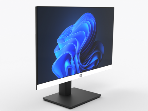 HP Computer Monitor 3D Model