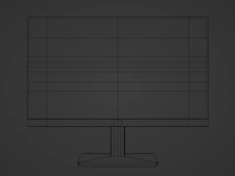 Monitor de computador HP Modelo 3D