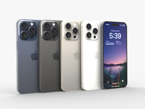 IPhone 15 Pro Max 3D मॉडल