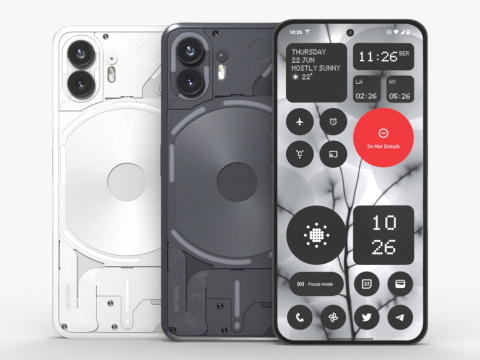 Nothing Phone 2 3D मॉडल