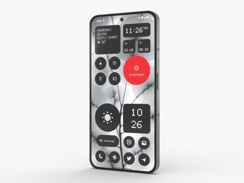 Nothing Phone 2 Modelo 3D