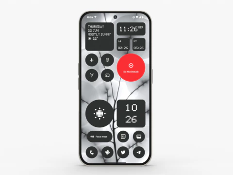 Nothing Phone 2a 3D Model
