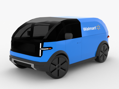 Canoo LDV Delivery Vehicle 3D Model