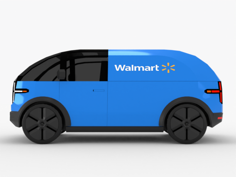Canoo LDV Delivery Vehicle 3D Model