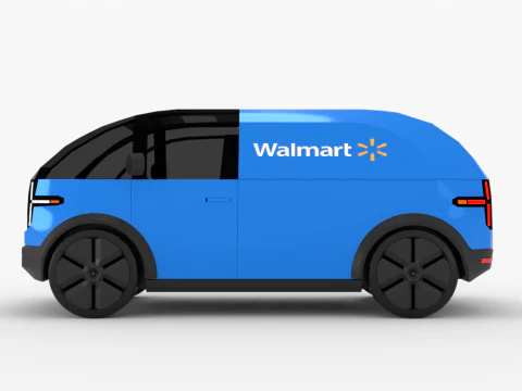 Canoo LDV Delivery Vehicle 3D Model