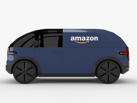 Canoo LDV Delivery Vehicle 3D Model
