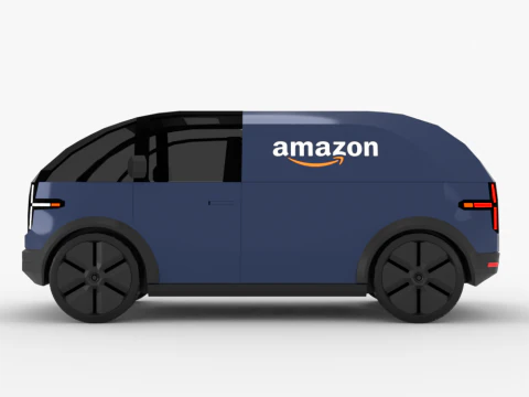 Canoo LDV Delivery Vehicle 3D Model