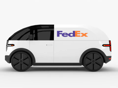 Canoo LDV Delivery Vehicle 3D Model