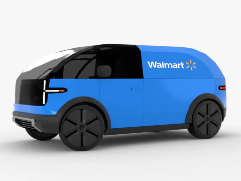 Canoo LDV Delivery Vehicle 3D Model