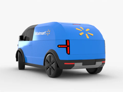 Canoo LDV Delivery Vehicle 3D Model