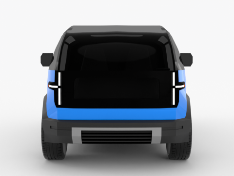 Canoo LDV Delivery Vehicle 3D Model