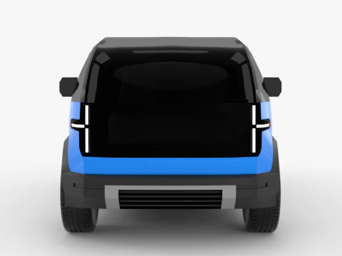 Canoo LDV Delivery Vehicle 3D Model