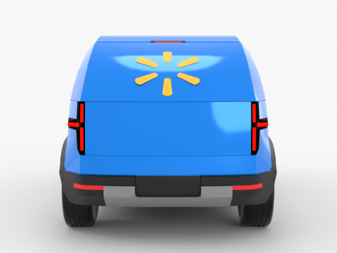 Canoo LDV Delivery Vehicle 3D Model
