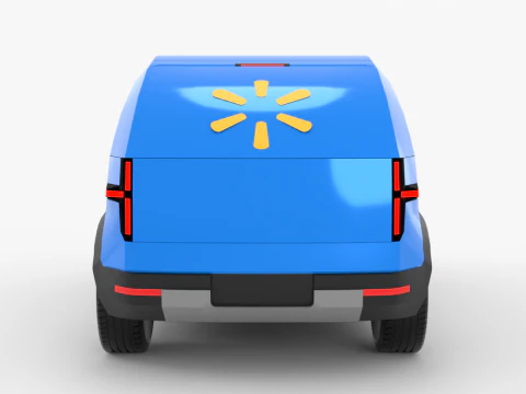 Canoo LDV Delivery Vehicle 3D Model