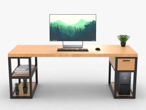 Modern Desktop 3D Модель