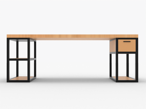 Modern Desktop 3D Model