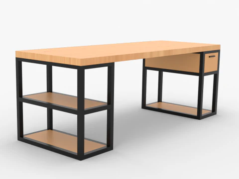 Modern Desktop 3D Model