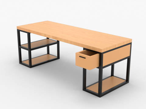 Modern Desktop 3D Model