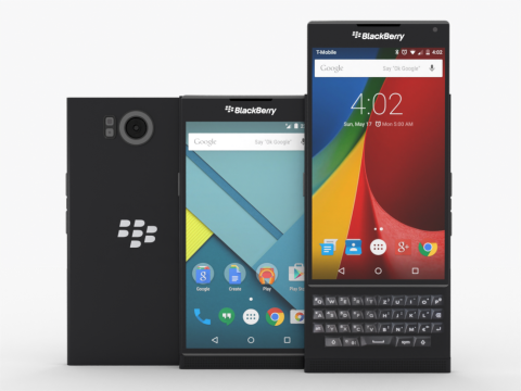 Blackberry Priv Phone 3D Model