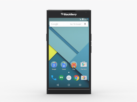 Blackberry Priv Phone 3D 模型