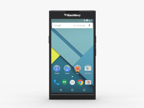 Blackberry Priv Phone 3D Model