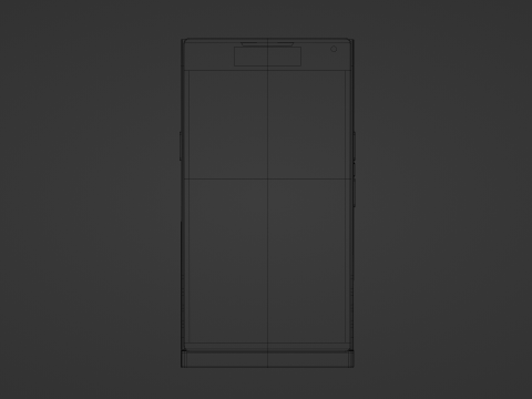 Blackberry Priv Phone 3D 模型