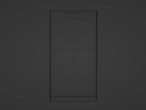 Blackberry Priv Phone 3D Model
