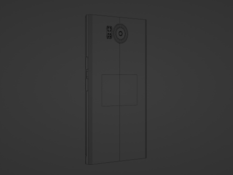 Blackberry Priv Phone 3D 模型