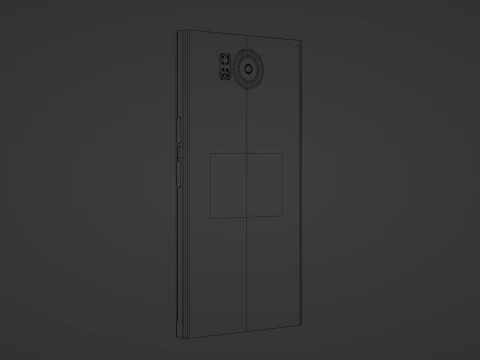 Blackberry Priv Phone 3D Model