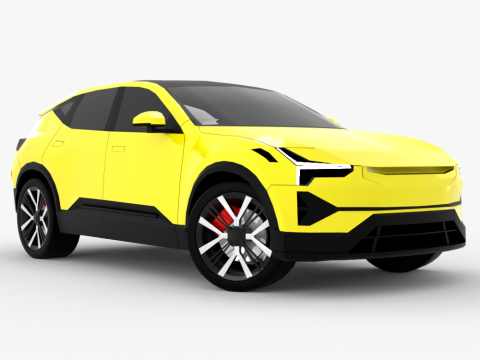 Polestar 3 SUV 3D 模型