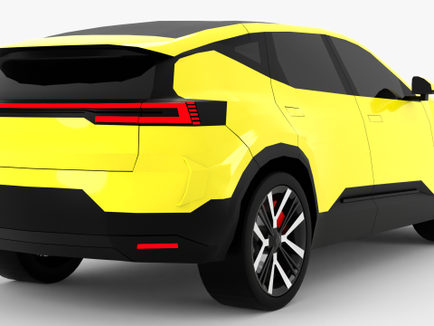 Polestar 3 SUV 3D 模型