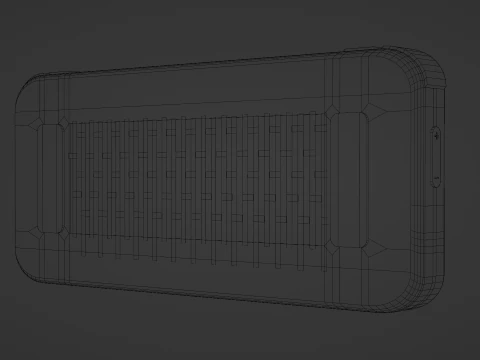 Handheld Console - Low Poly 3D Model