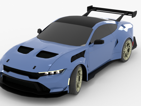 Mustang GTD 3D 모델