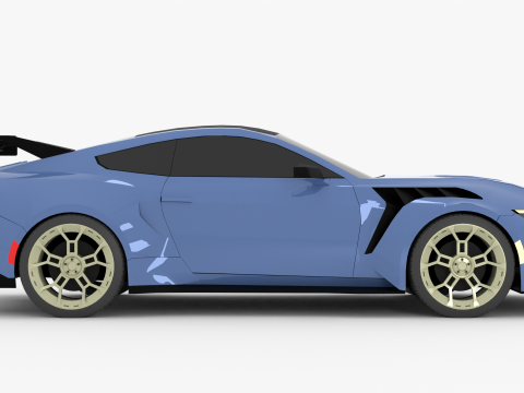 Mustang GTD 3D 모델
