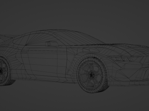 Mustang GTD 3D 모델