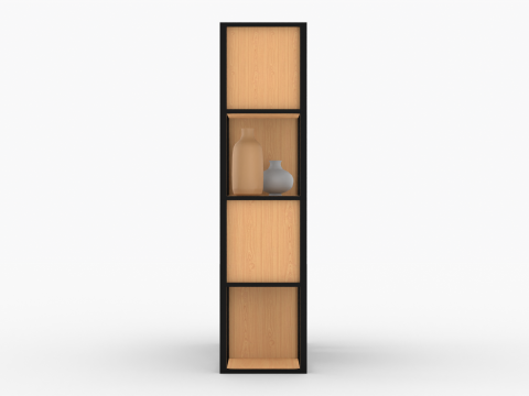 Modern Grid Shelving 3D Модель