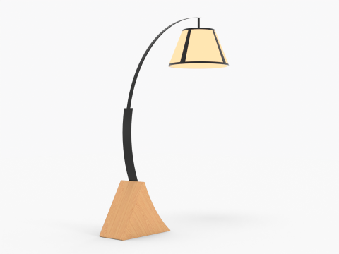 Floor Lamp Minimalist 3D Model